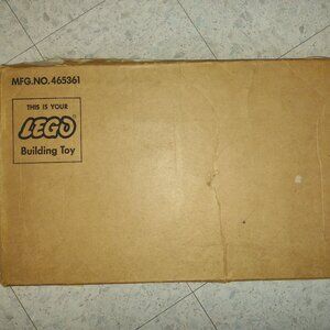 Lego Building Toy, early 1960s, in original box with instructions